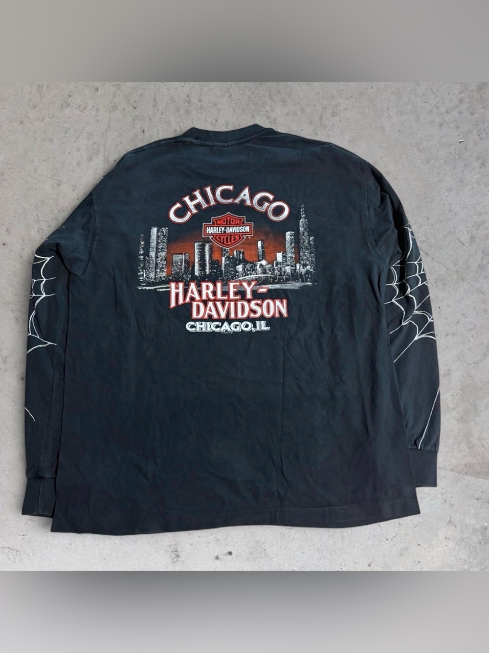 Rare Grail Harley-Davidson XL Long Sleeve - Picture 3 of 5